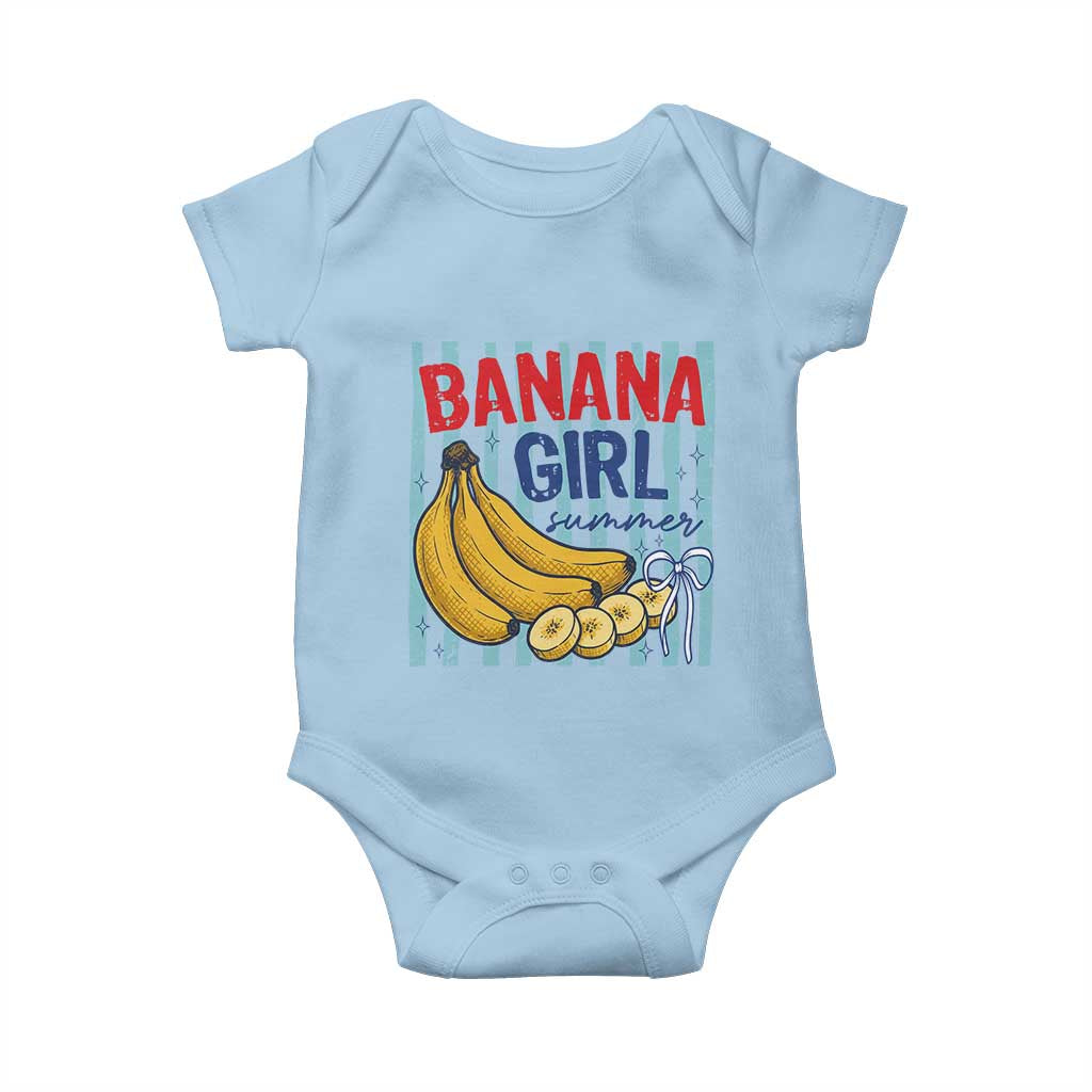 Banana Girl Summer Baby Onesie Summer Fruit Beach Vacation