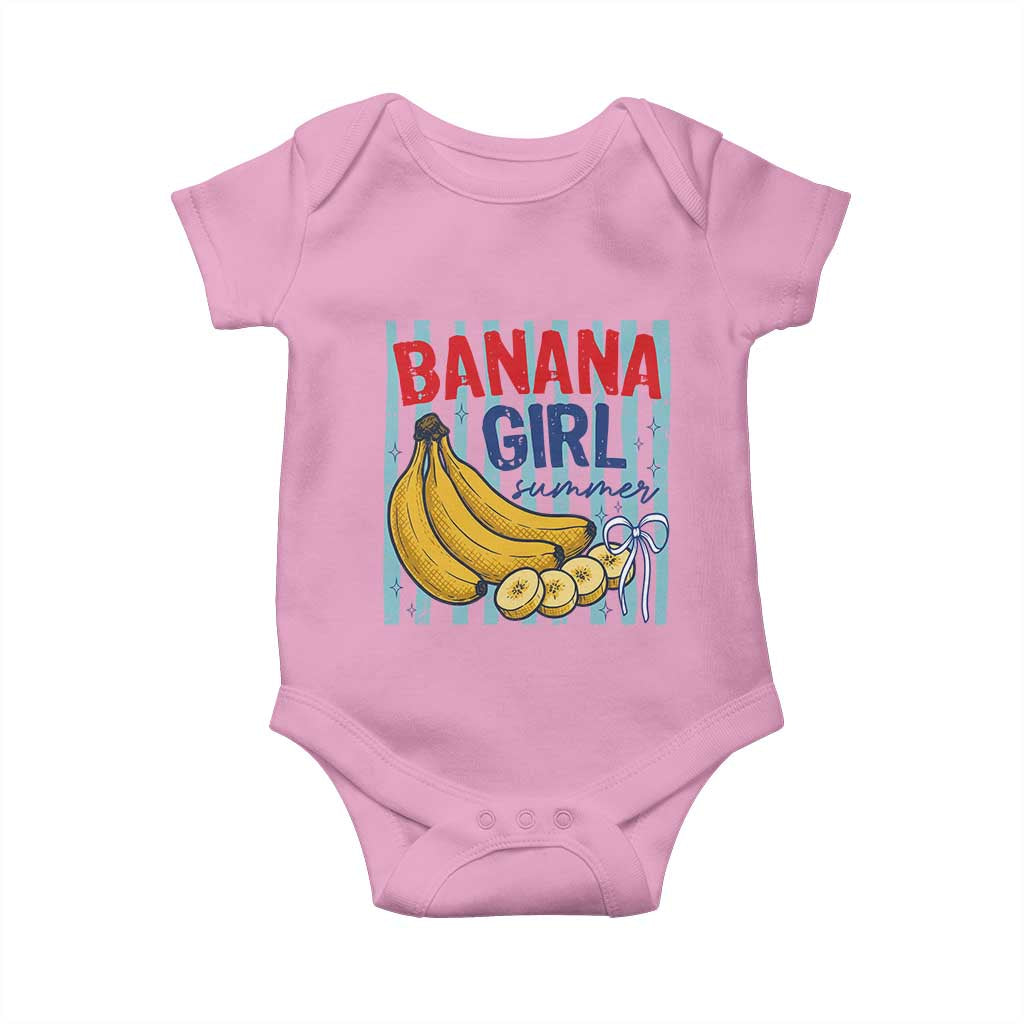 Banana Girl Summer Baby Onesie Summer Fruit Beach Vacation