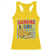 Banana Girl Summer Racerback Tank Top Summer Fruit Beach Vacation