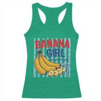 Banana Girl Summer Racerback Tank Top Summer Fruit Beach Vacation