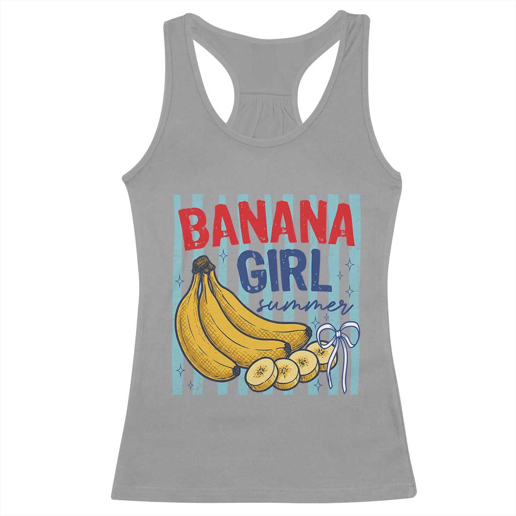 Banana Girl Summer Racerback Tank Top Summer Fruit Beach Vacation