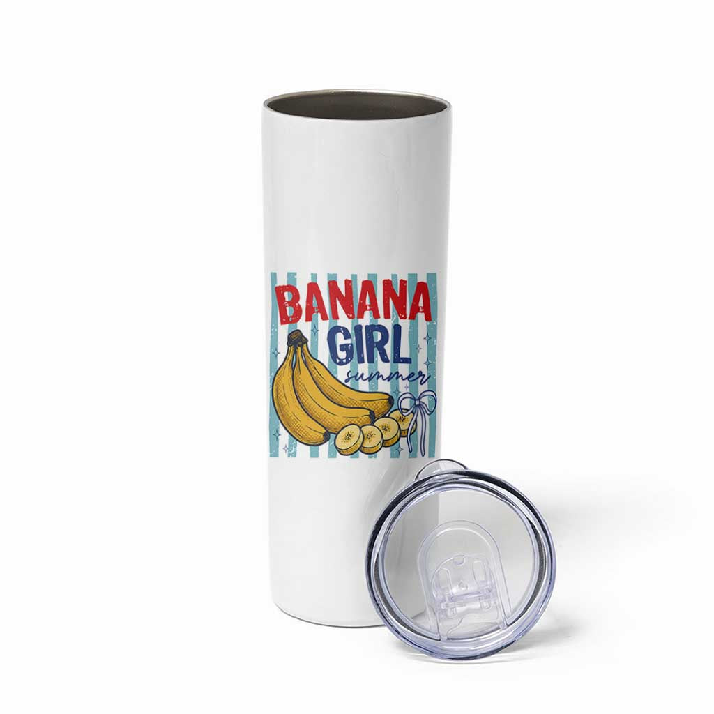 Banana Girl Summer Skinny Tumbler Summer Fruit Beach Vacation
