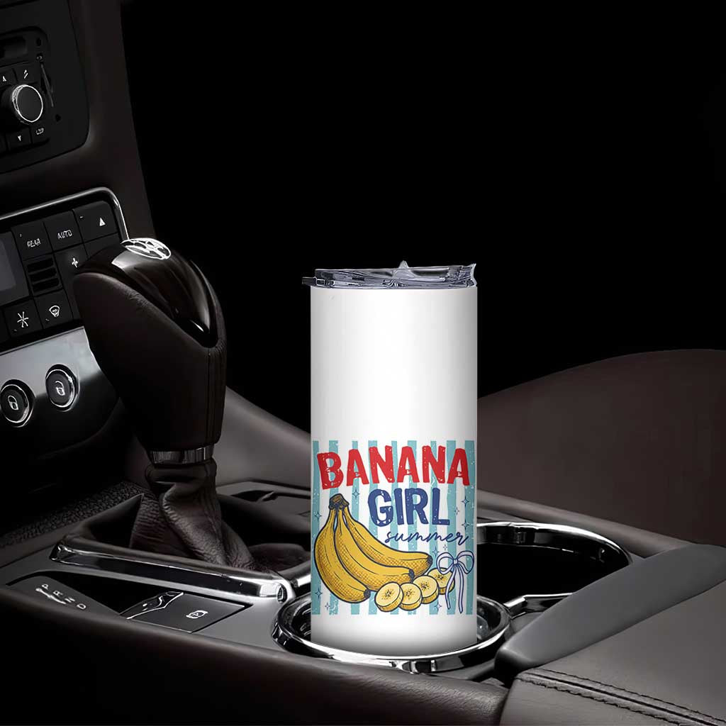 Banana Girl Summer Skinny Tumbler Summer Fruit Beach Vacation