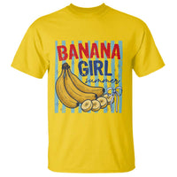 Banana Girl Summer T Shirt Summer Fruit Beach Vacation