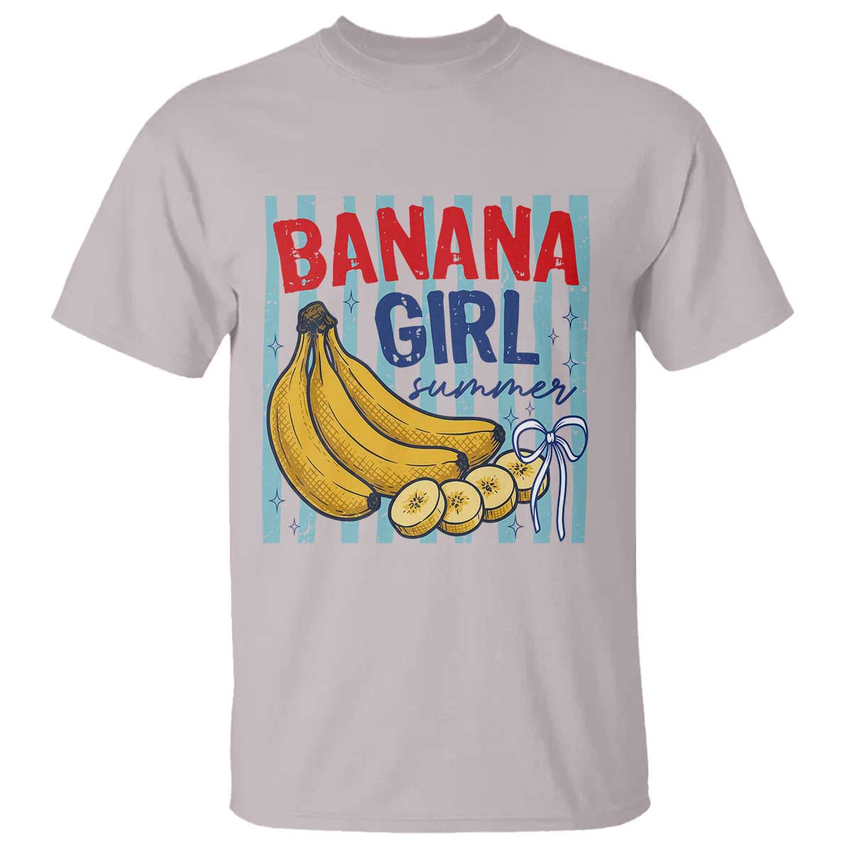 Banana Girl Summer T Shirt Summer Fruit Beach Vacation