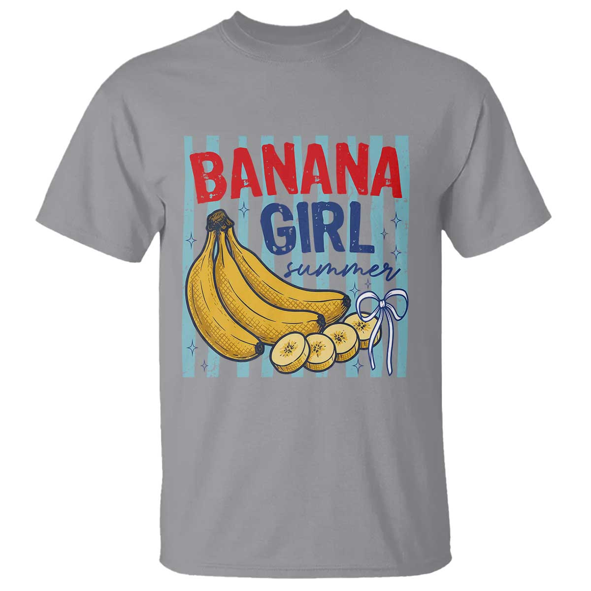 Banana Girl Summer T Shirt Summer Fruit Beach Vacation