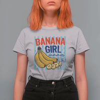 Banana Girl Summer T Shirt For Women Summer Fruit Beach Vacation