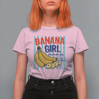 Banana Girl Summer T Shirt For Women Summer Fruit Beach Vacation
