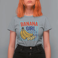 Banana Girl Summer T Shirt For Women Summer Fruit Beach Vacation