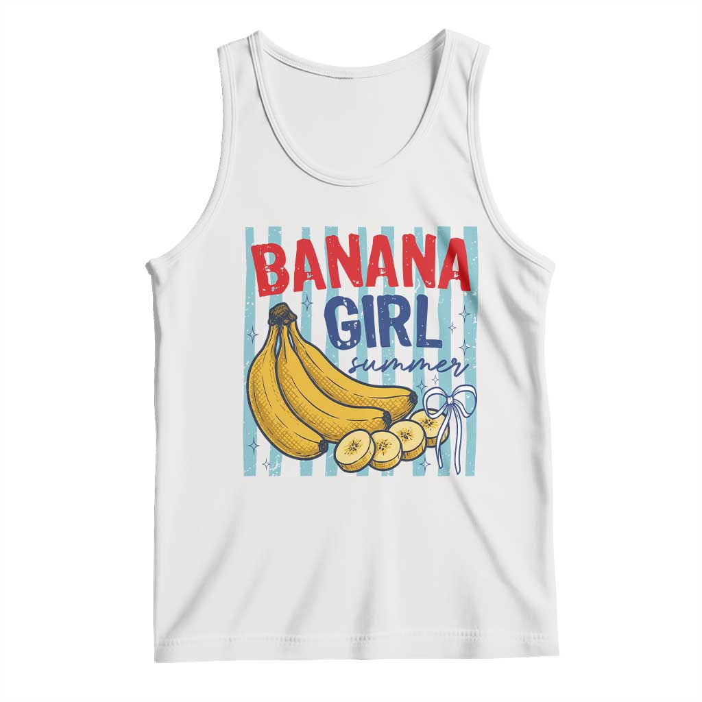 Banana Girl Summer Tank Top Summer Fruit Beach Vacation