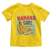 Banana Girl Summer Toddler T Shirt Summer Fruit Beach Vacation