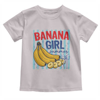 Banana Girl Summer Toddler T Shirt Summer Fruit Beach Vacation