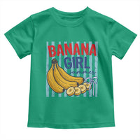 Banana Girl Summer Toddler T Shirt Summer Fruit Beach Vacation
