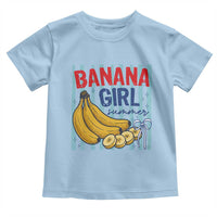Banana Girl Summer Toddler T Shirt Summer Fruit Beach Vacation