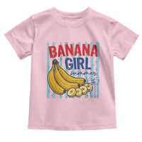 Banana Girl Summer Toddler T Shirt Summer Fruit Beach Vacation