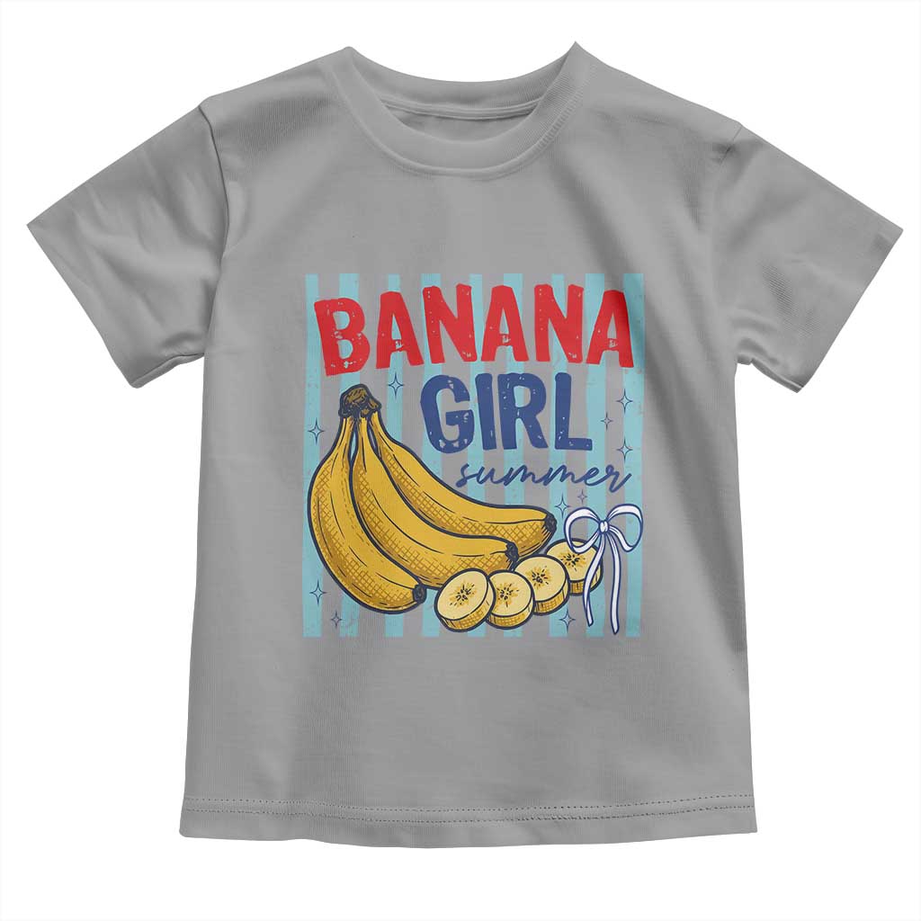 Banana Girl Summer Toddler T Shirt Summer Fruit Beach Vacation