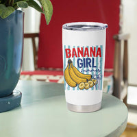 Banana Girl Summer Tumbler Cup Summer Fruit Beach Vacation