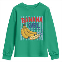 Banana Girl Summer Youth Sweatshirt Summer Fruit Beach Vacation