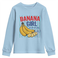 Banana Girl Summer Youth Sweatshirt Summer Fruit Beach Vacation