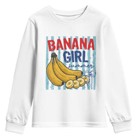 Banana Girl Summer Youth Sweatshirt Summer Fruit Beach Vacation