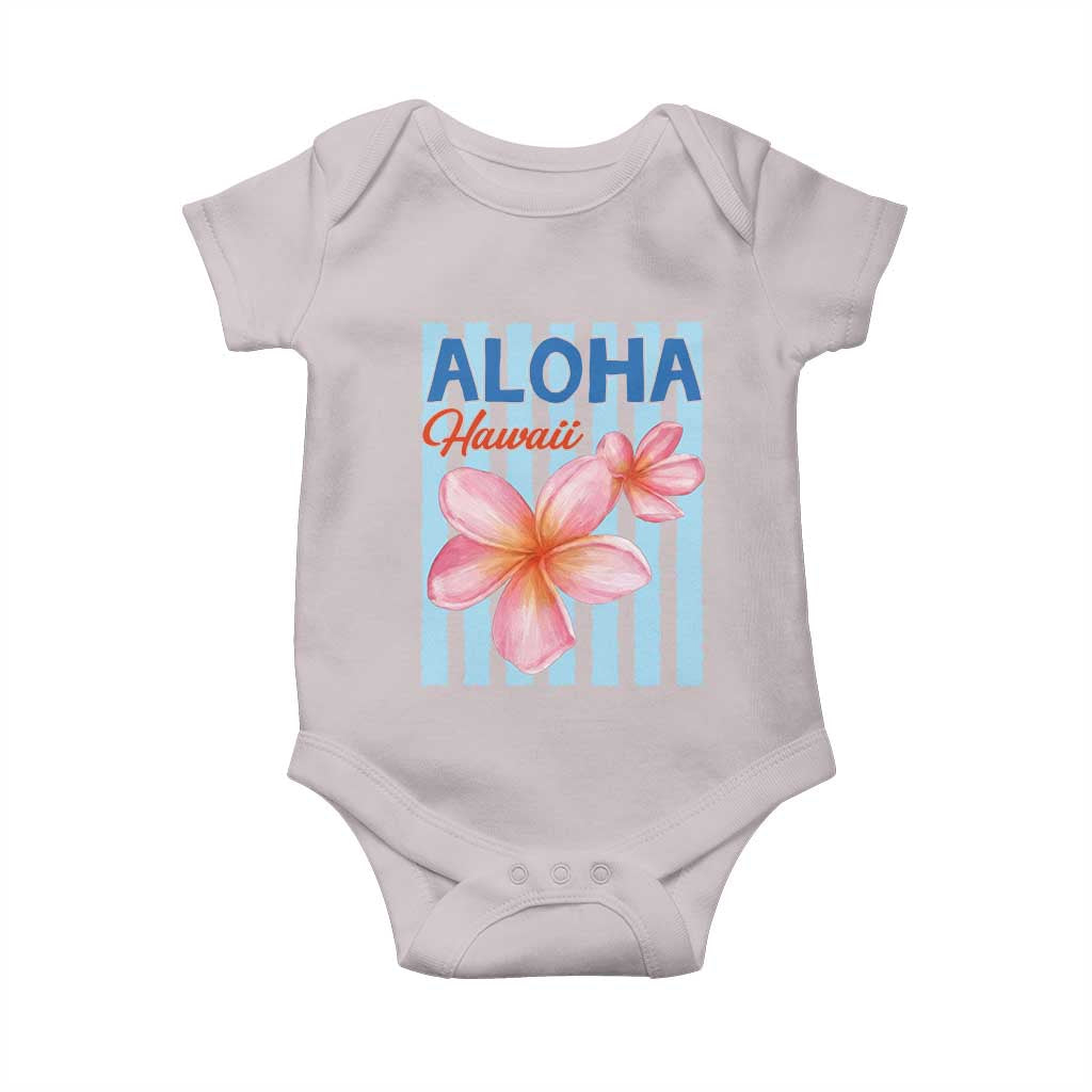 Aloha Hawaii Baby Onesie Hibiscus Flower Tropical Beach Vacation