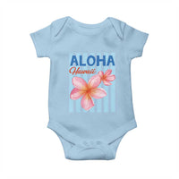 Aloha Hawaii Baby Onesie Hibiscus Flower Tropical Beach Vacation