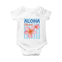 Aloha Hawaii Baby Onesie Hibiscus Flower Tropical Beach Vacation