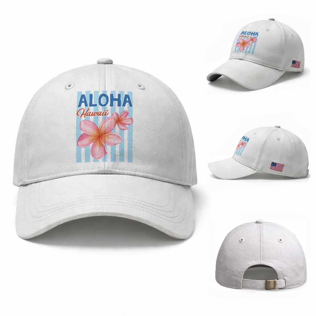Aloha Hawaii Baseball Cap Hibiscus Flower Tropical Beach Vacation