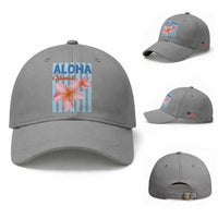Aloha Hawaii Baseball Cap Hibiscus Flower Tropical Beach Vacation