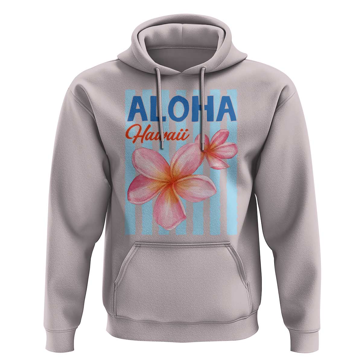 Aloha Hawaii Hoodie Hibiscus Flower Tropical Beach Vacation