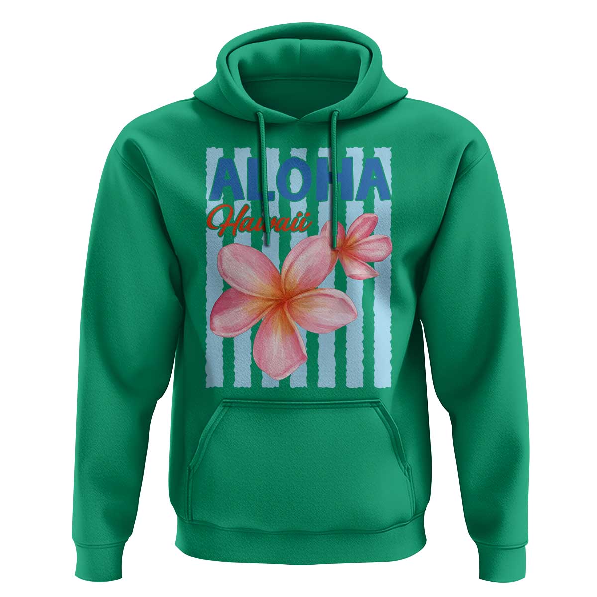 Aloha Hawaii Hoodie Hibiscus Flower Tropical Beach Vacation