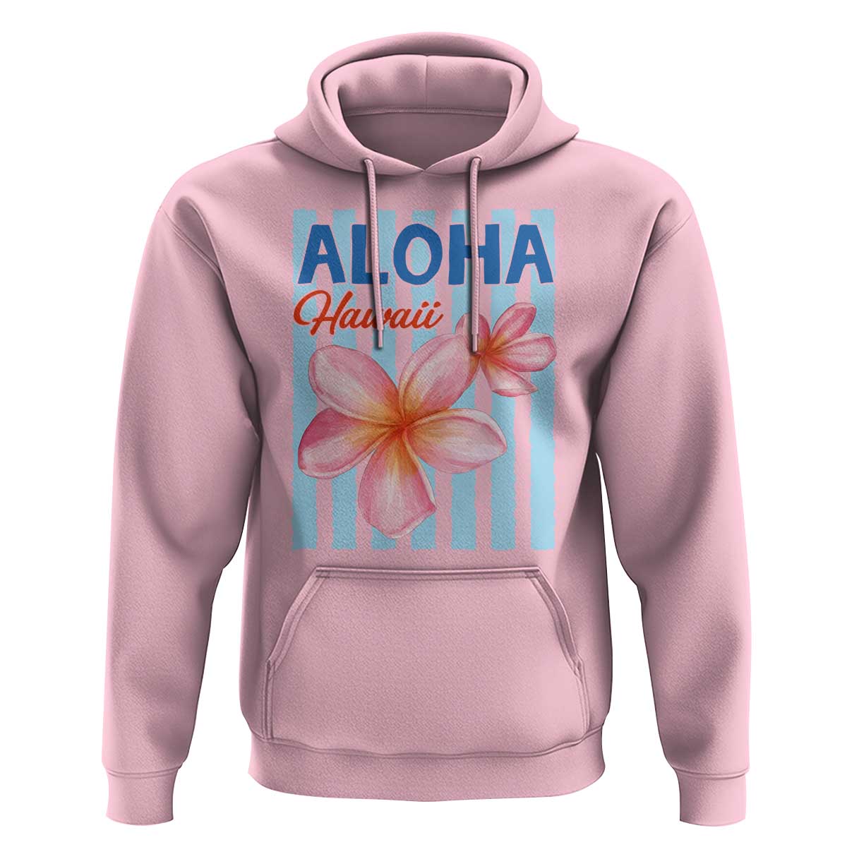 Aloha Hawaii Hoodie Hibiscus Flower Tropical Beach Vacation