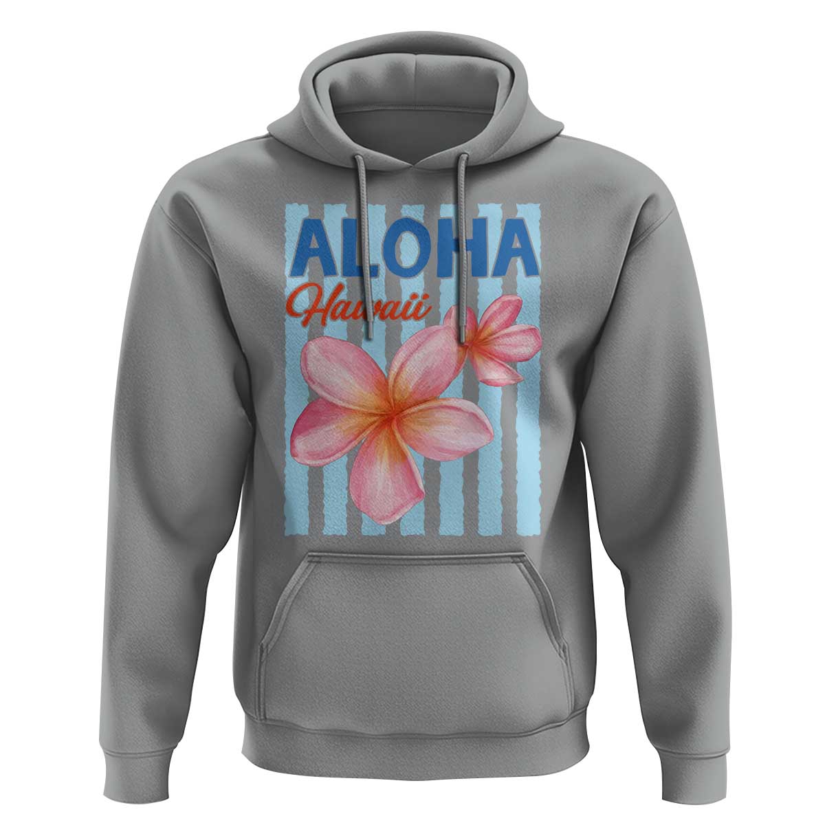 Aloha Hawaii Hoodie Hibiscus Flower Tropical Beach Vacation
