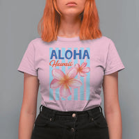 Aloha Hawaii T Shirt For Women Hibiscus Flower Tropical Beach Vacation