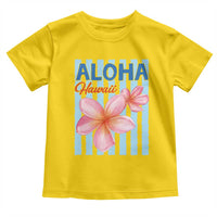 Aloha Hawaii Toddler T Shirt Hibiscus Flower Tropical Beach Vacation