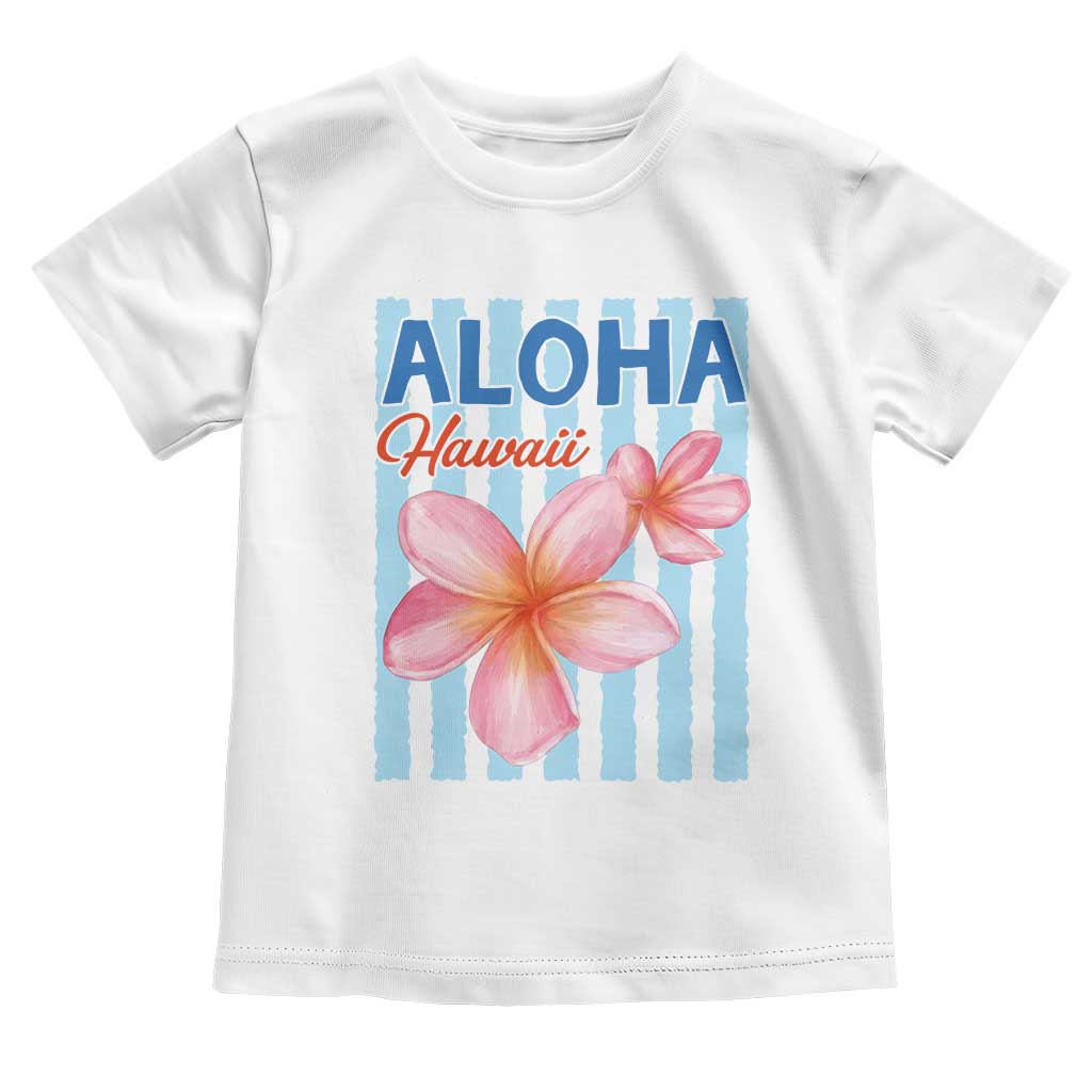 Aloha Hawaii Toddler T Shirt Hibiscus Flower Tropical Beach Vacation