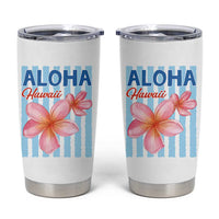 Aloha Hawaii Tumbler Cup Hibiscus Flower Tropical Beach Vacation