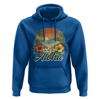 Aloha Hawaii Summer Hoodie Vintage Tropical Beach Graphic