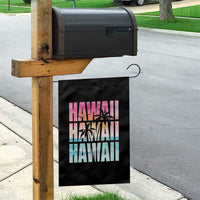 Hawaii Summer Vacation Garden Flag Vintage Tropical Beach Graphic