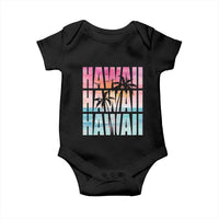 Hawaii Summer Vacation Baby Onesie Vintage Tropical Beach Graphic