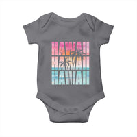 Hawaii Summer Vacation Baby Onesie Vintage Tropical Beach Graphic