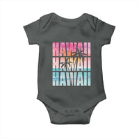 Hawaii Summer Vacation Baby Onesie Vintage Tropical Beach Graphic
