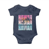 Hawaii Summer Vacation Baby Onesie Vintage Tropical Beach Graphic