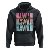 Hawaii Summer Vacation Hoodie Vintage Tropical Beach Graphic