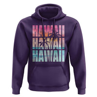 Hawaii Summer Vacation Hoodie Vintage Tropical Beach Graphic