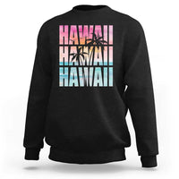 Hawaii Summer Vacation Sweatshirt Vintage Tropical Beach Graphic