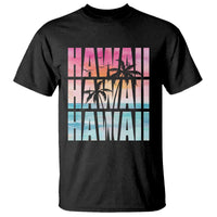 Hawaii Summer Vacation T Shirt Vintage Tropical Beach Graphic