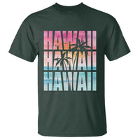 Hawaii Summer Vacation T Shirt Vintage Tropical Beach Graphic