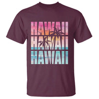 Hawaii Summer Vacation T Shirt Vintage Tropical Beach Graphic