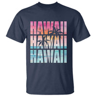 Hawaii Summer Vacation T Shirt Vintage Tropical Beach Graphic